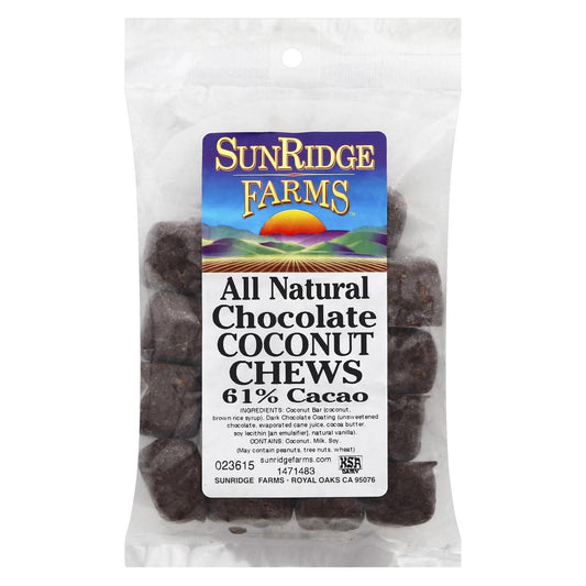 Sunridge Farms Dark Chocolate Coconut Chews - 10lb Bulk Bag