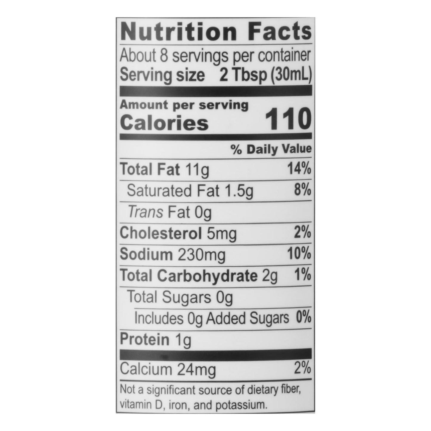 Chosen Foods Avocado Oil Ranch Dressing & Marinade, 8 oz, Case of 6