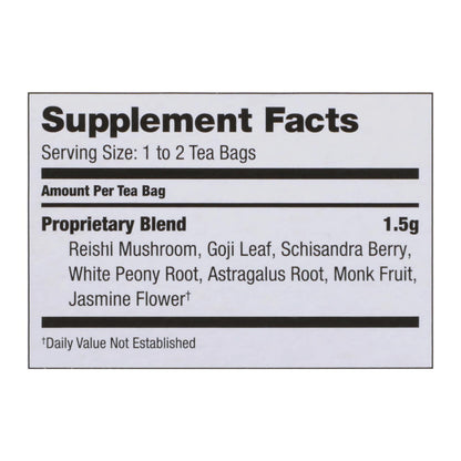 Bravo Teas & Herbs Reishi Mushroom Liver Support Tea - 20 Tea Bags