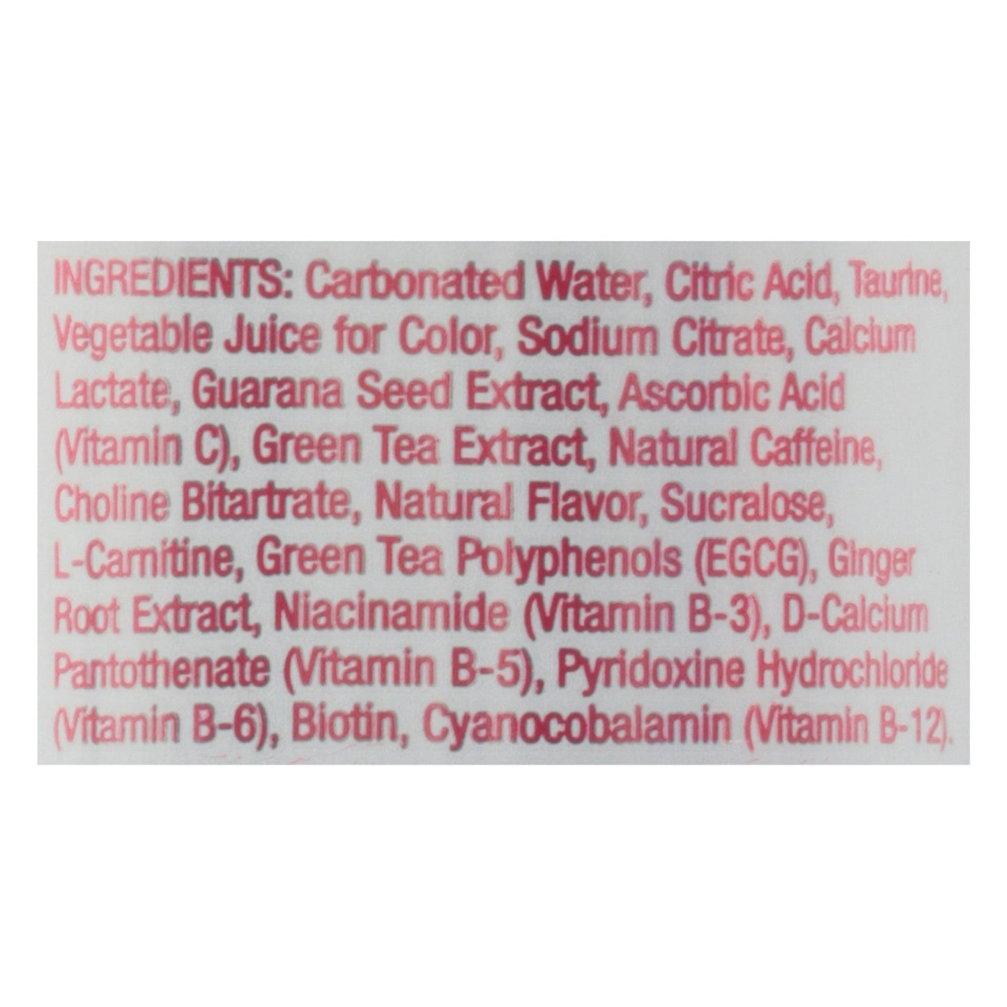 Aspire Healthy Energy Sparkling Raspberry Acai, 12-Pack 12 Oz Cans