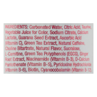 Aspire Healthy Energy Sparkling Raspberry Acai, 12-Pack 12 Oz Cans
