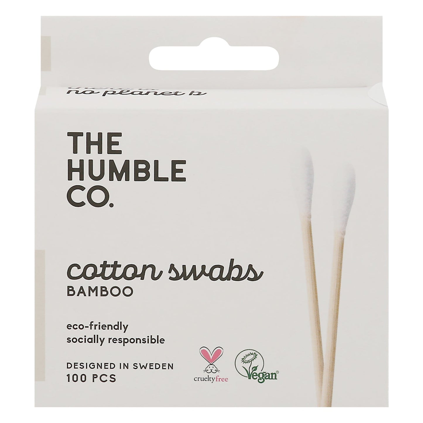 Humble Co Bamboo Cotton Swabs | Case of 10 Packs | 1000 Total Cotton Swabs