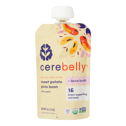 Cerebelly Organic Sweet Potato Puree - Pack of 6 (4 Oz Each)