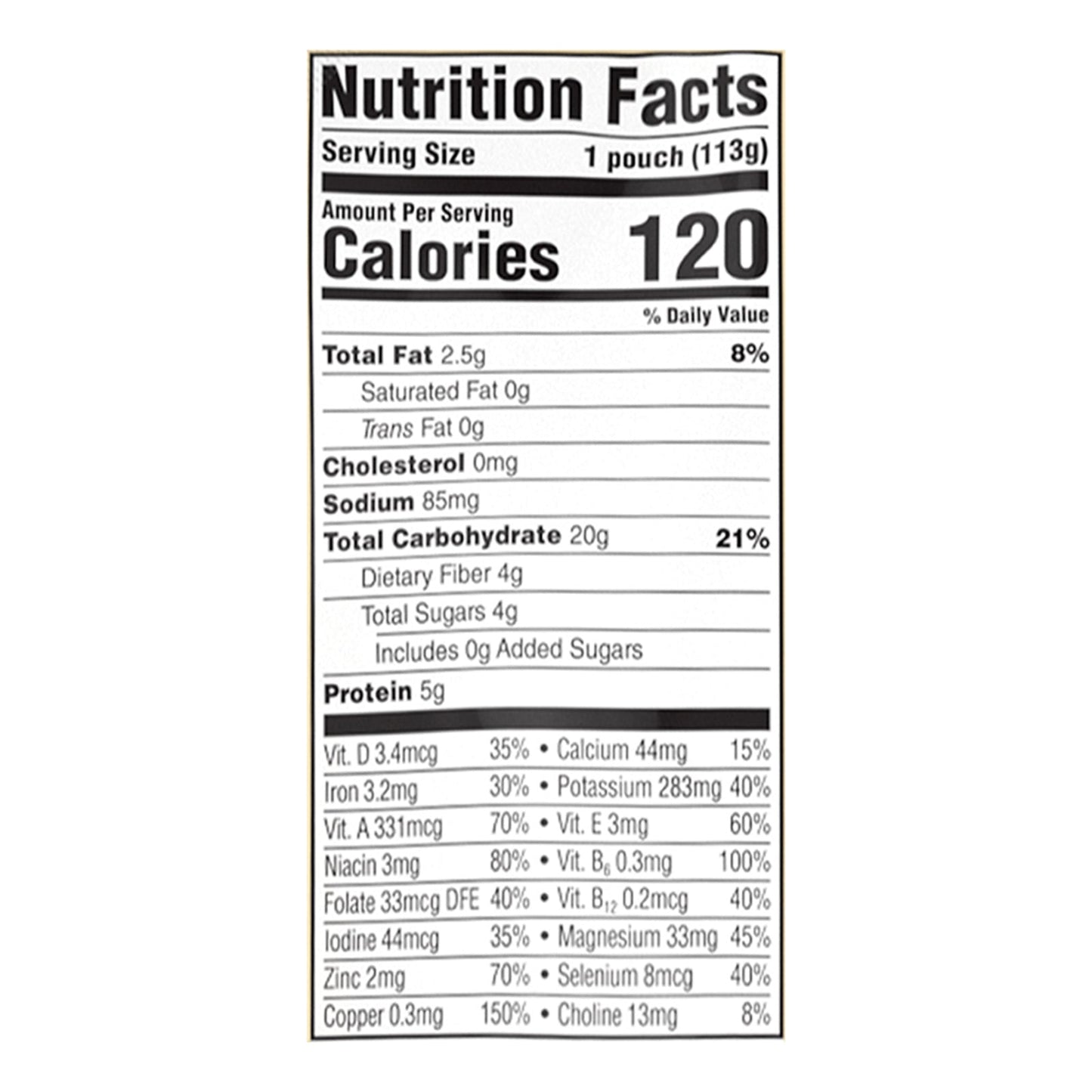 Cerebelly Organic Sweet Potato Puree - Pack of 6 (4 Oz Each)