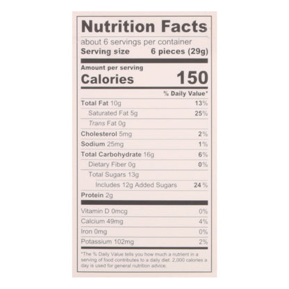 Lindt Swiss Mini Pralines Strawberries & Cream Magenta Box - Case of 8 - 6.2 oz