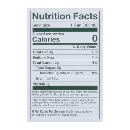 Reed's Ginger Ale Zero Sugar, 12 oz. Cans (Pack of 6)