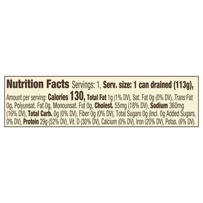 Genova Yellowfin Tuna In Water With Sea Salt - 5 Oz Cans (Case of 12)
