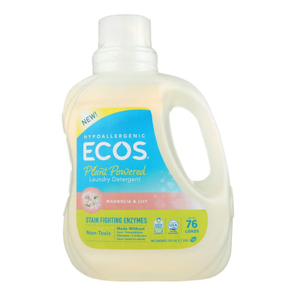 Ecos Magnolia & Lily Laundry Detergent (4 - 70 Fl Oz Bottles)