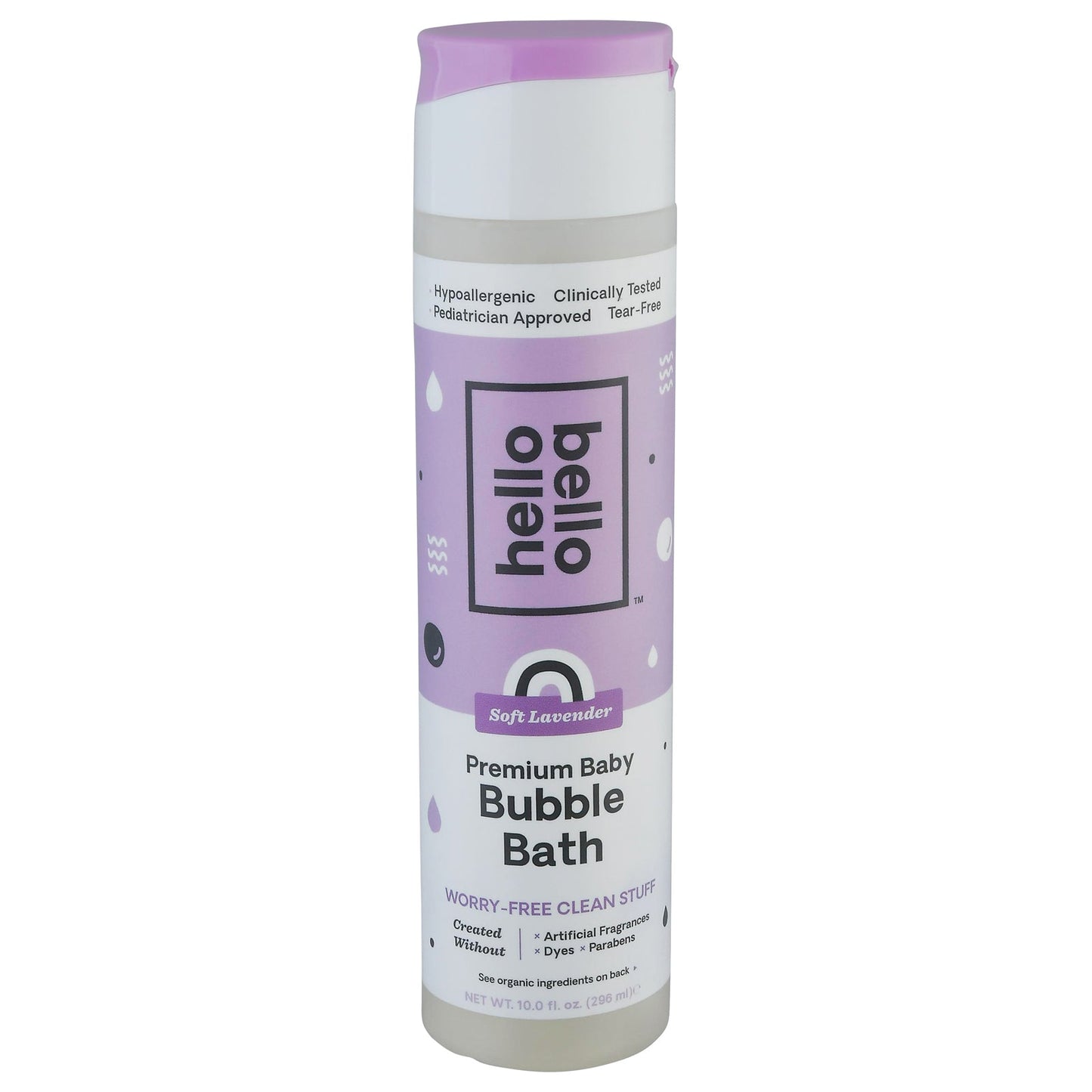 Hello Bello Lavender Soothing Bubble Bath - 10 Fl Oz