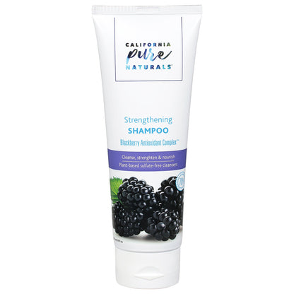 California Pure Naturals Strengthening Shampoo with 8 Fl Oz - Enhances Hair Health, Vitality, and Shine