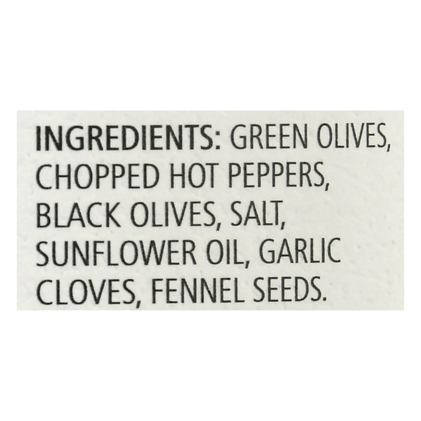 Bono Olive Mix, Spicy Italian Pitted, 9.88 oz - Case of 6