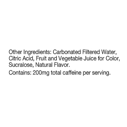 CELSIUS Sparkling Wild Berry Drink - Pack of 6 - 4/12 Fl Oz Cans