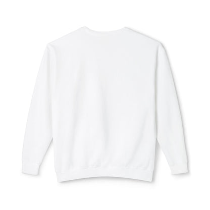 SW-102WT-24  Unisex Lightweight Crewneck White Color Sweatshirt