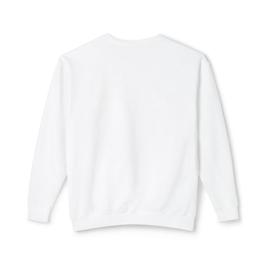 SW-102WT-24  Unisex Lightweight Crewneck White Color Sweatshirt