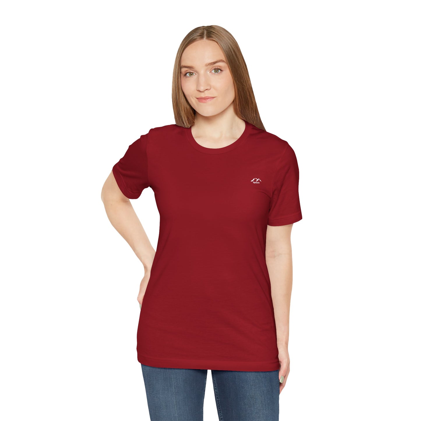 TS-089RD-24 Unisex Red Shades T-shirt for Women and Men Casual Wear
