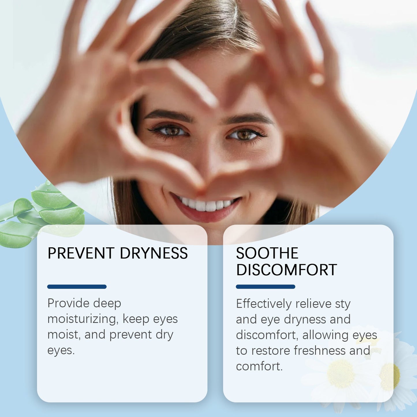 OUHOE Eye Care Drops Gently Nourish And Moisturize The Skin Around The Eyes. Portable Daily Eye Care Drops