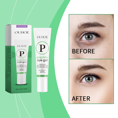 OUHOE Peptide Protein Eye Gel, Firming And Lifting Eye Skin To Improve Dull, Tender And Moisturizing Eye Cream