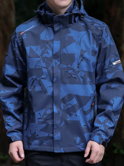 Men's Plus Size Windproof Outdoor Jacket