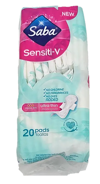 Saba Sensiti-V Ultrathin Regular 20 ct