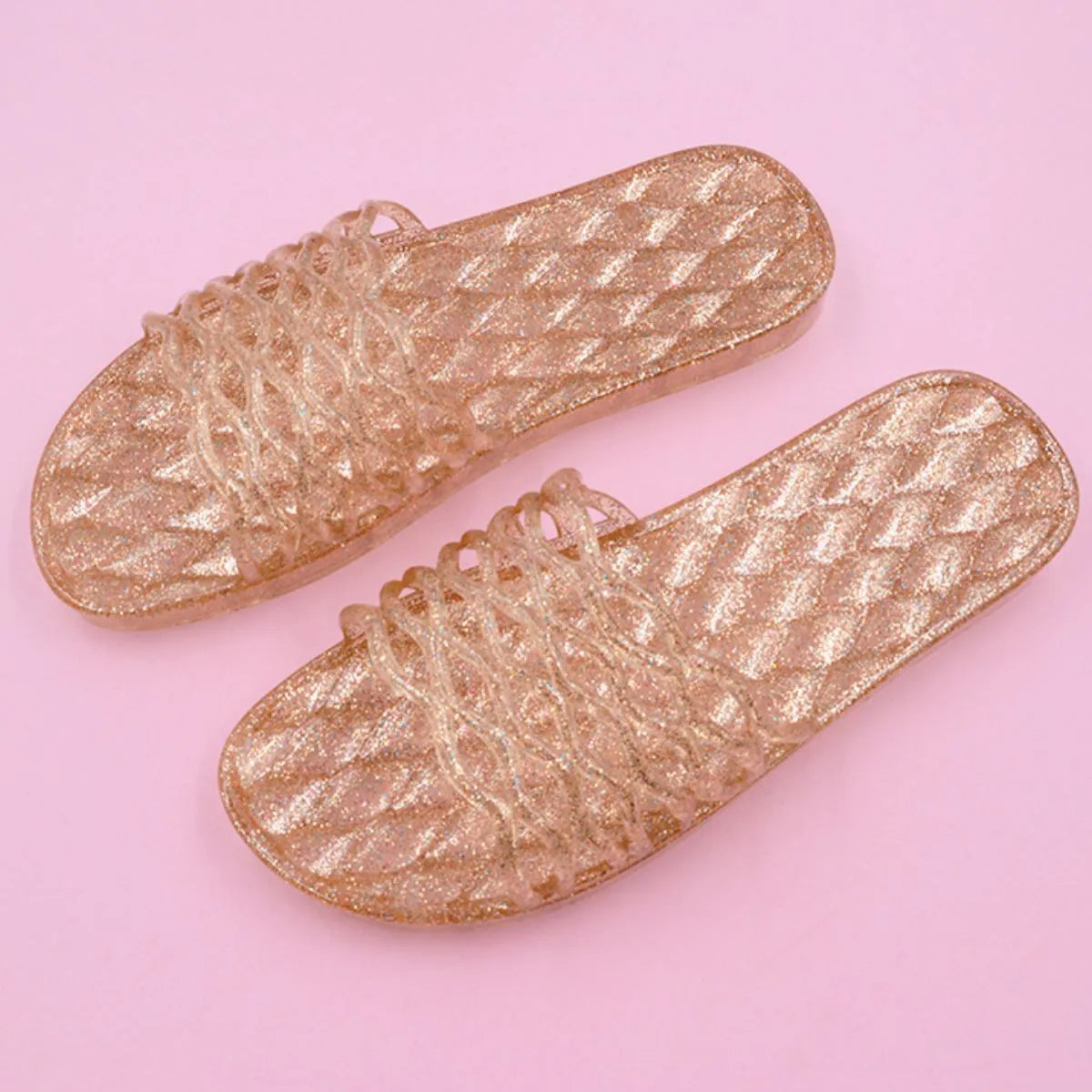 Open Toe Flats Slippers