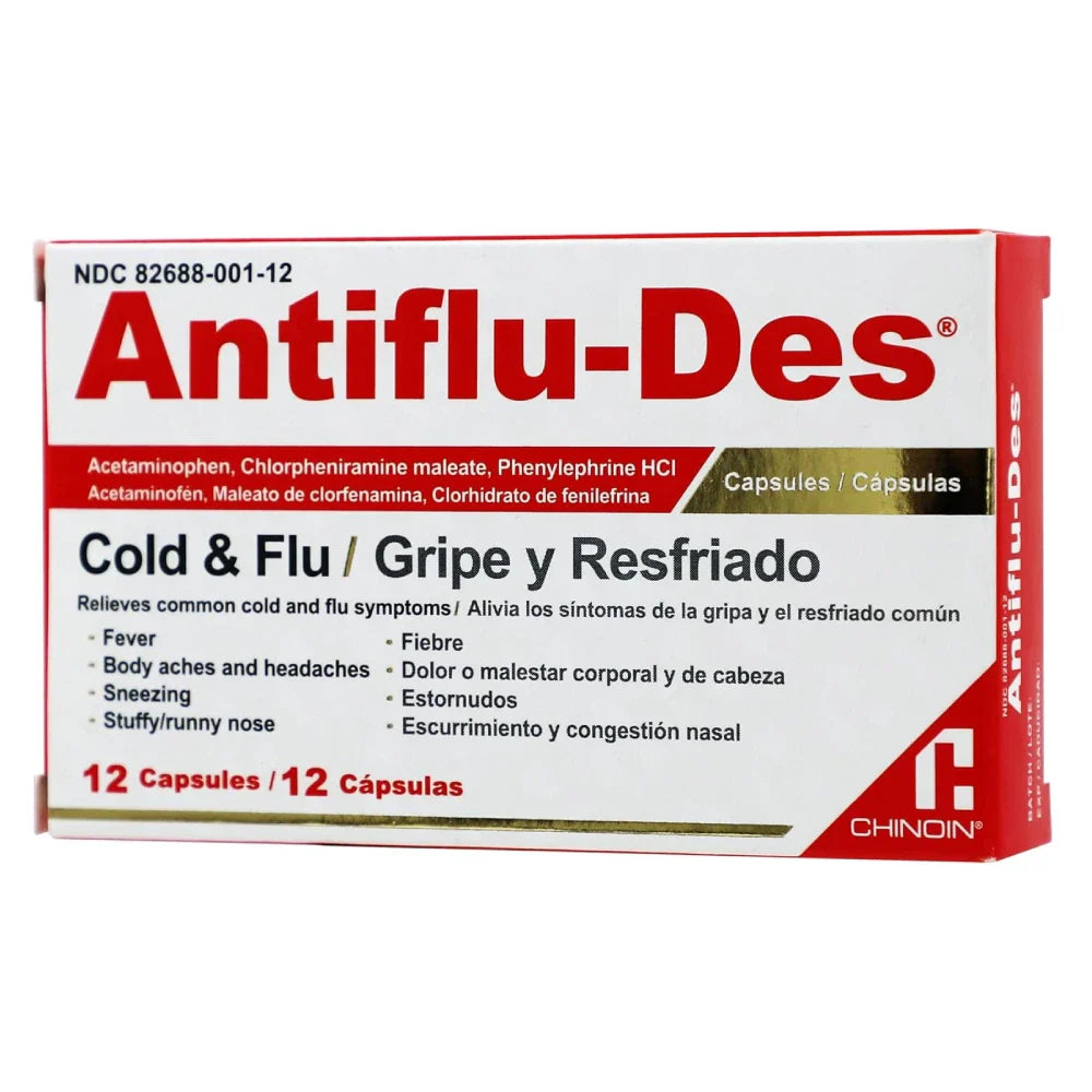 Antiflu-Des Cold & Flu 12 caps