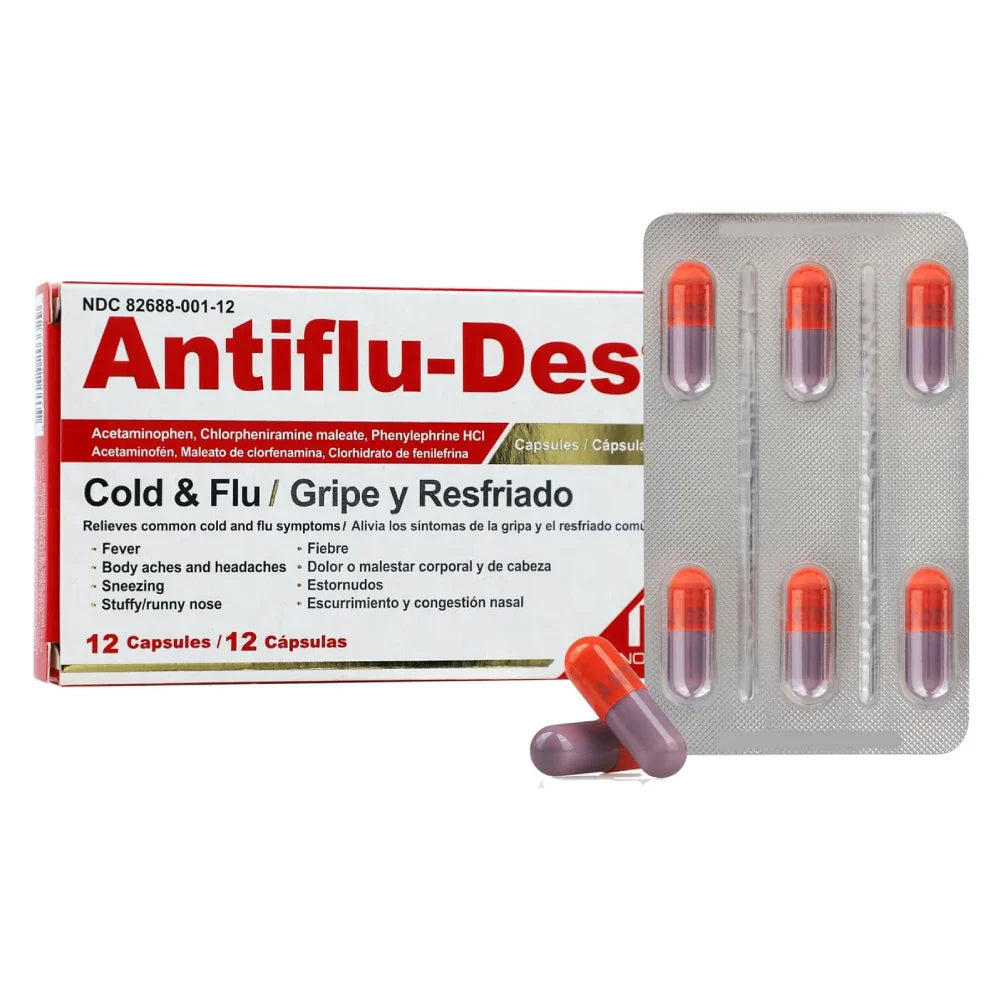 Antiflu-Des Cold & Flu 12 caps