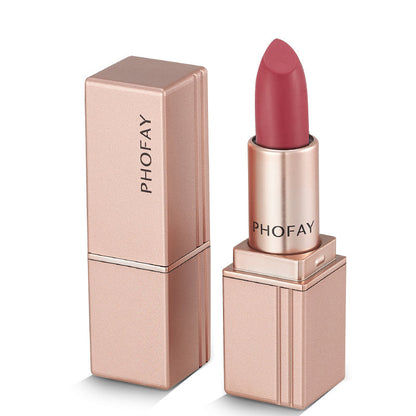 Phofay Long-Lasting Waterproof Lipstick – 3.5g