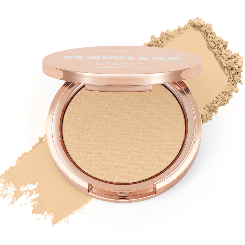 Phofay Matte Setting Pressed Powder
