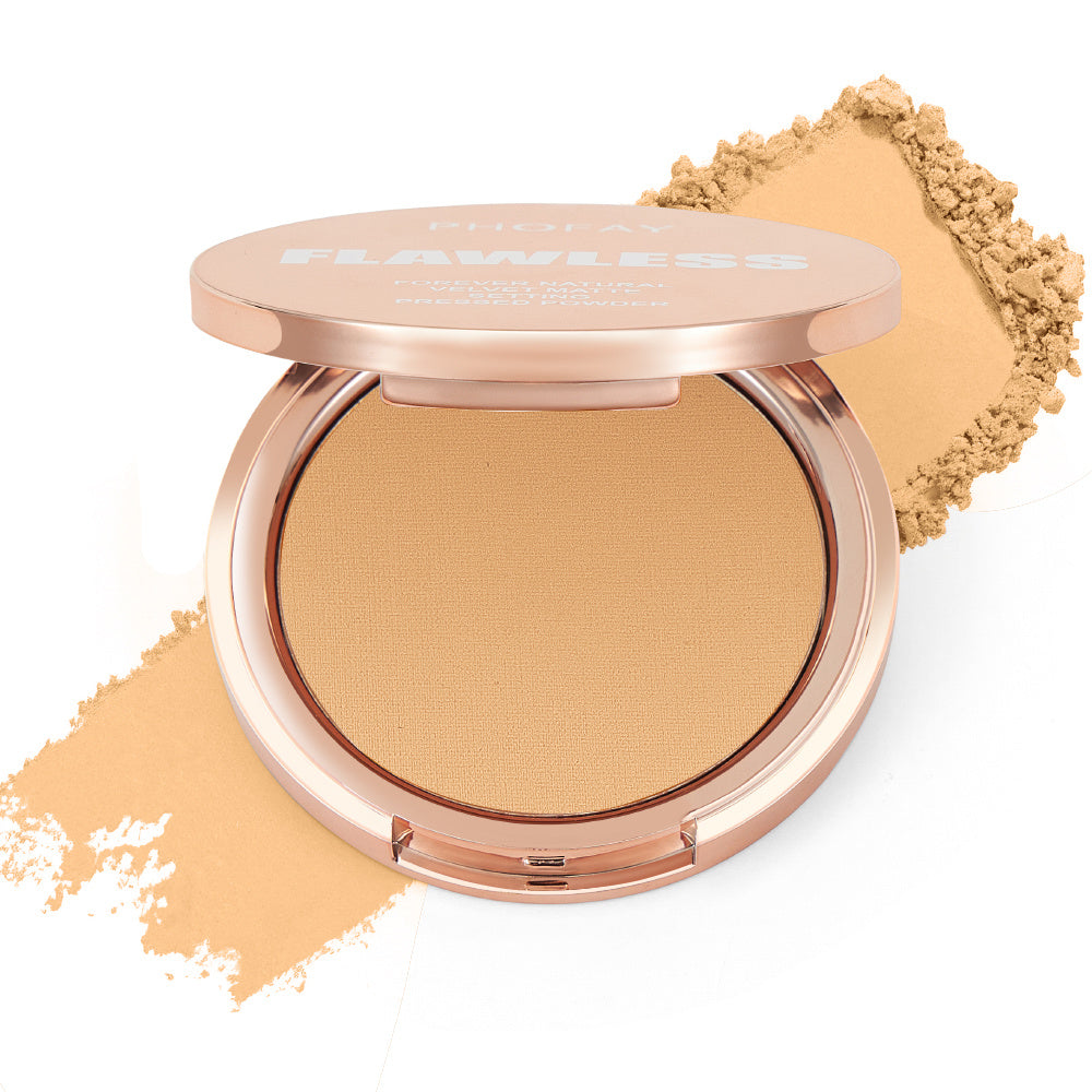 Phofay Matte Setting Pressed Powder