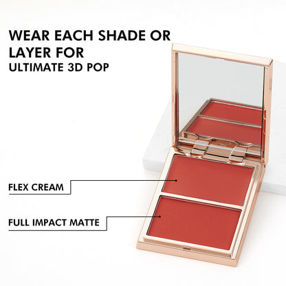 Phofay Double-Take Cream & Powder Blush Duo