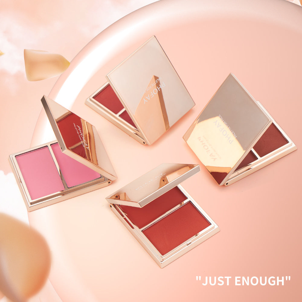 Phofay Double-Take Cream & Powder Blush Duo