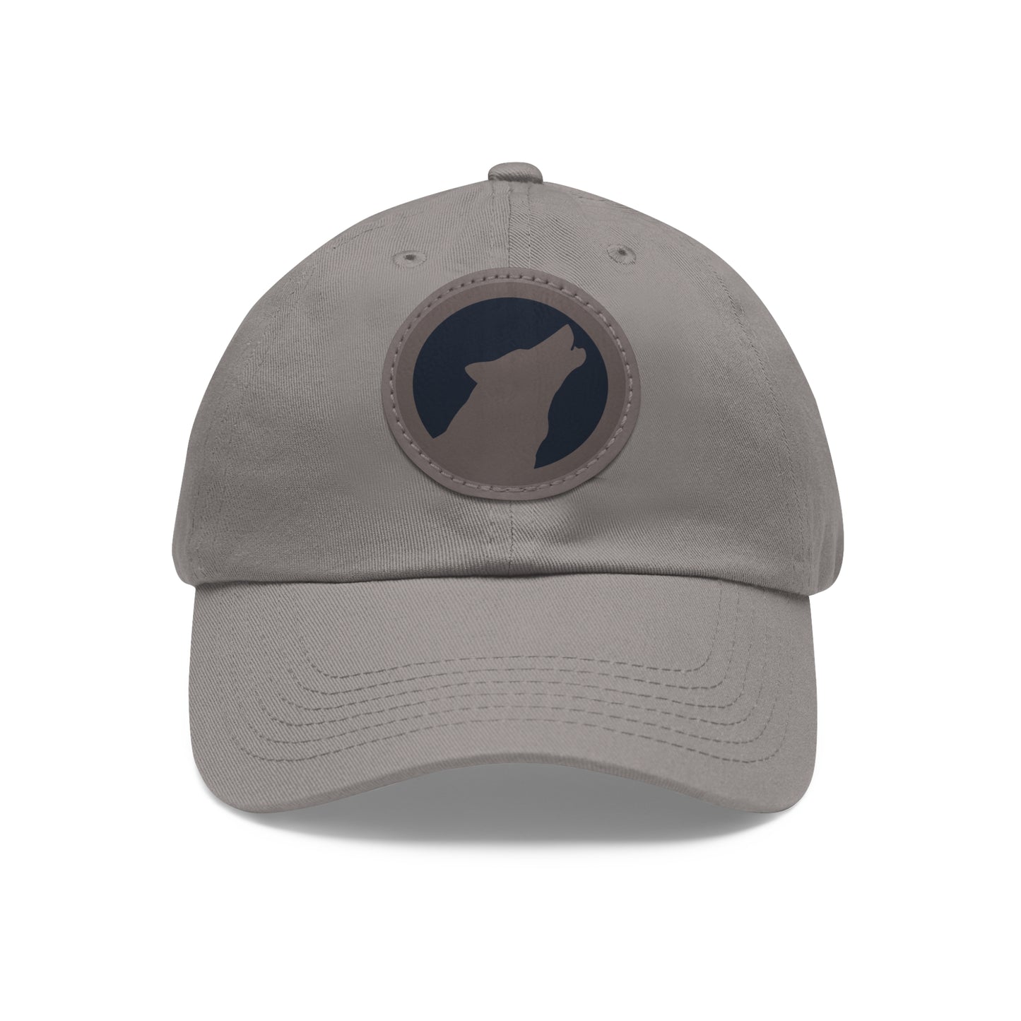 HS-067ML-24 Hat Cap with Round Leather Patch