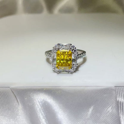 3 Carat Moissanite 925 Sterling Silver Ring