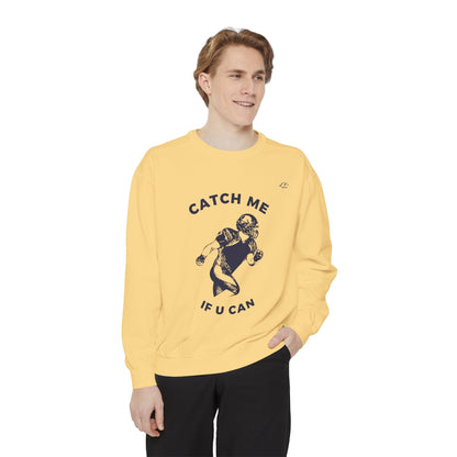 SW-119ML-24 Unisex Garment-Dyed Sweatshirt long sleeve sweat shirt for Football Rugby lovers