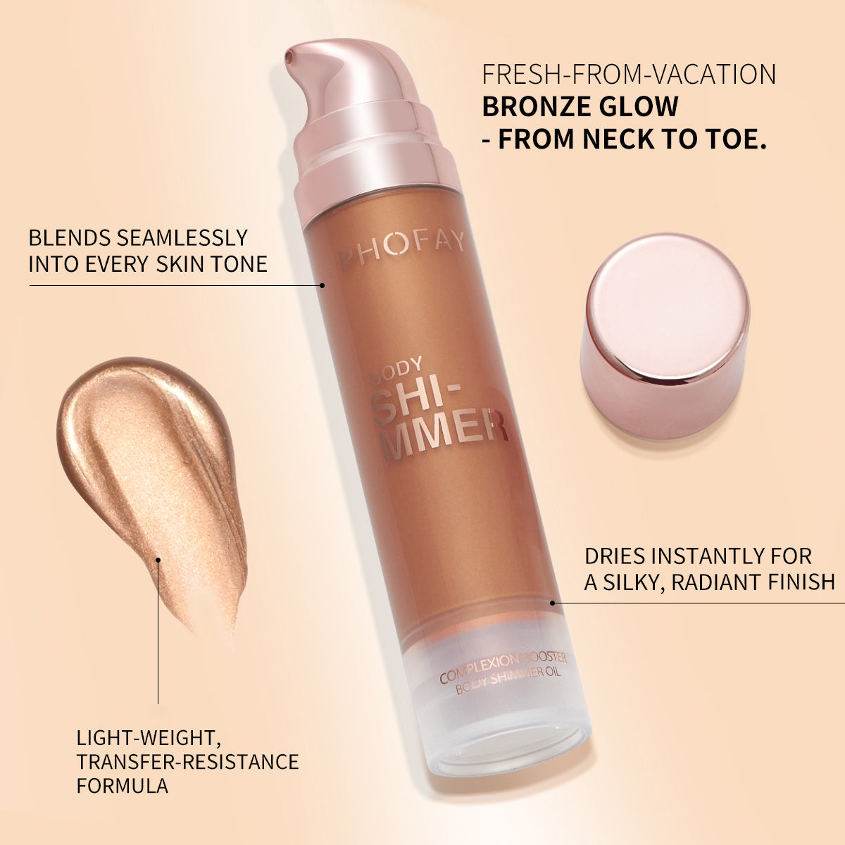 Phofay Lightweight Silky Shimmer Liquid Highlighter – 25 ML