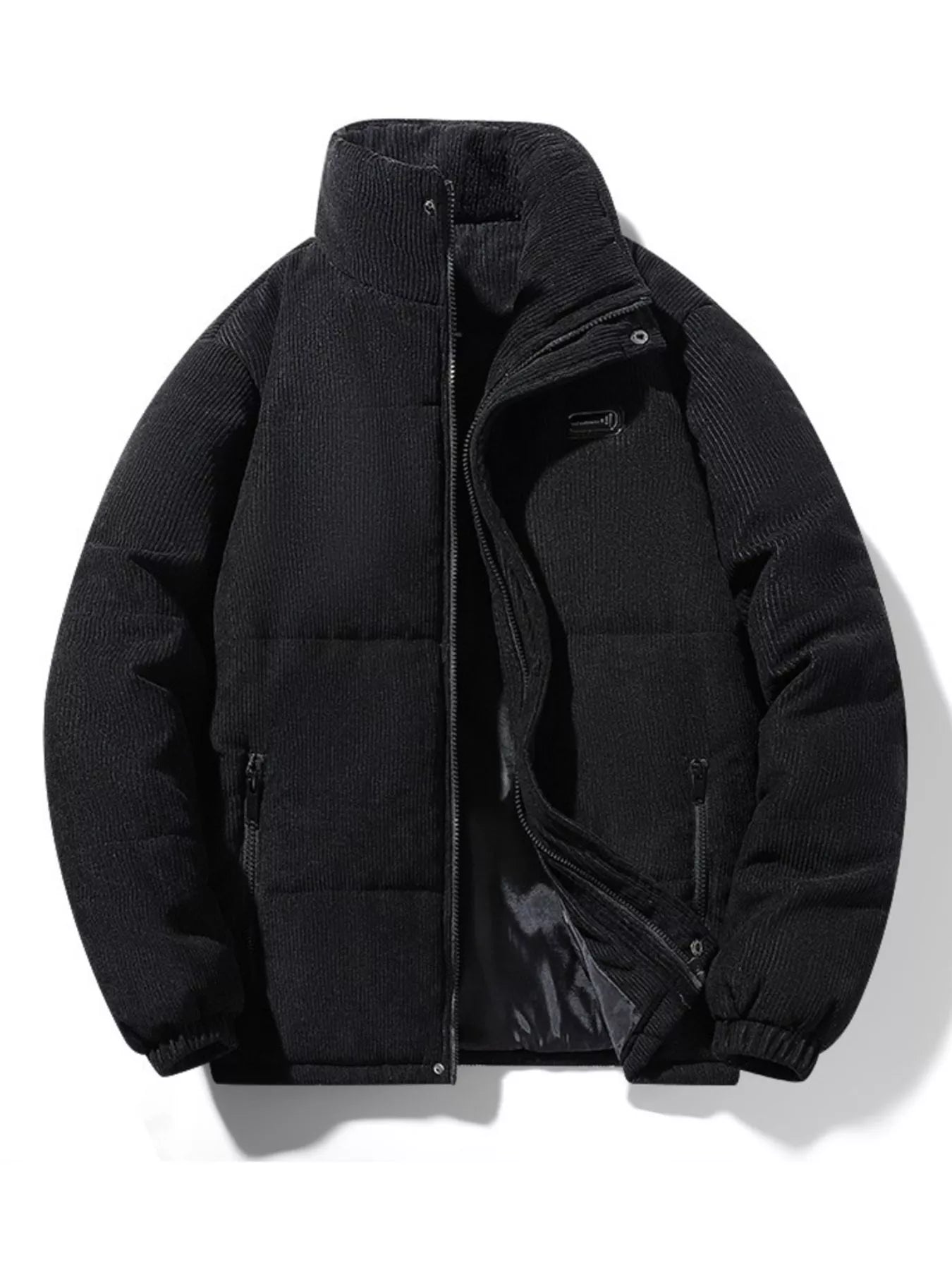 Men's Plus Size Corduroy Padded Winter Coat