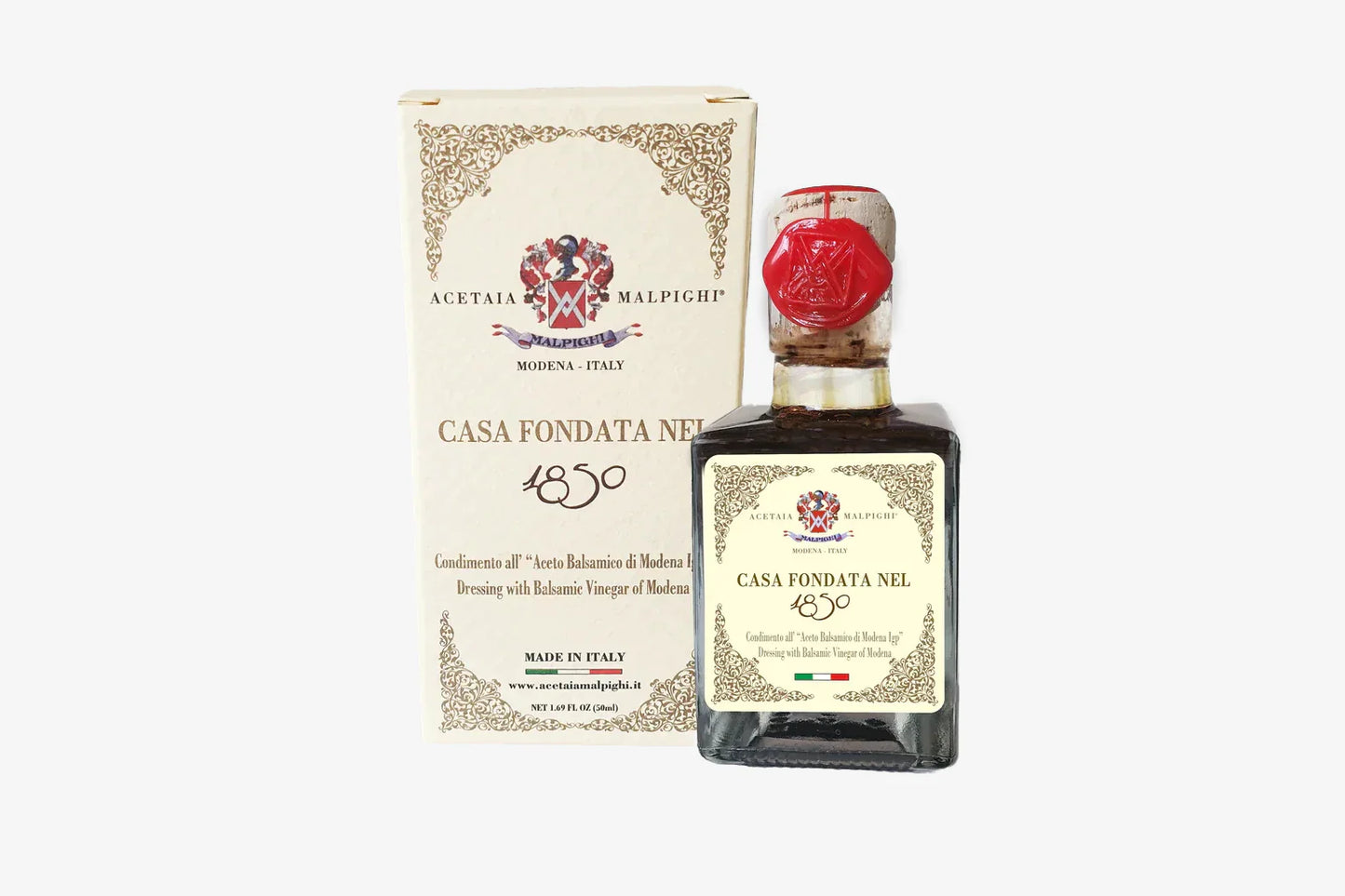 Acetaia Malpighi 1850 Balsamic Vinegar of Modena — Aged 8 Years, Since 1850