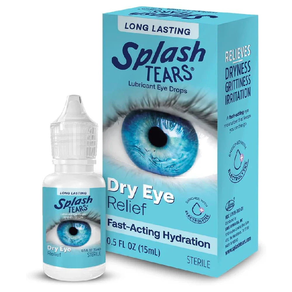 Splash Tears Dry Eye Lub Eye Drops 0.5 oz