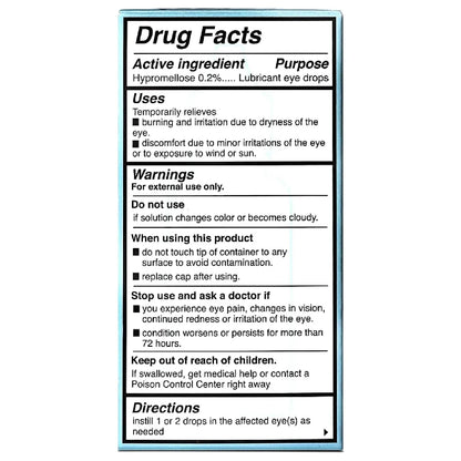 Splash Tears Dry Eye Lub Eye Drops 0.5 oz