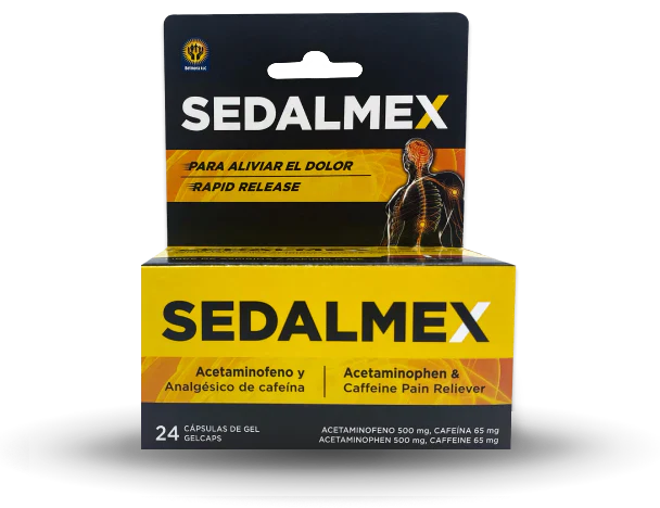 Sedalmex Forte Acetaminophen Dispenser 2 ct