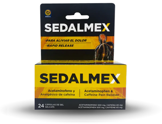 Sedalmex Forte Acetaminophen Dispenser 2 ct