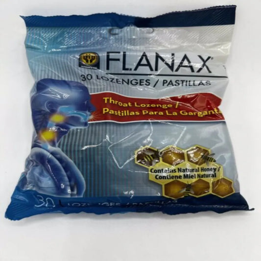 Flanax Throat Lozenges Drops 30 ct