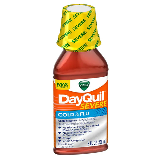 Vicks Dayquil Severe Cold & Flu Liquid 8 oz