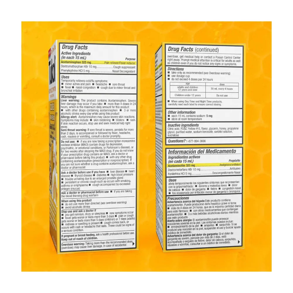 Tukol Honey Day Time Cold & Flu 4 oz