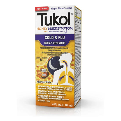 Tukol Honey Night Time Cold&flu 4 oz