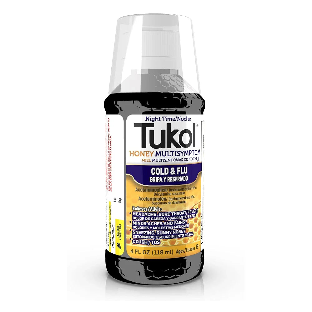 Tukol Honey Night Time Cold&flu 4 oz