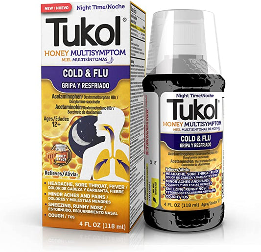 Tukol Honey Night Time Cold&flu 4 oz