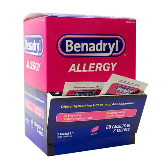 Benadryl allergy dispenser 2 ct