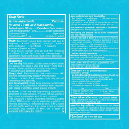 Tukol Children's Cold & Flu Liquid Berries 4 oz