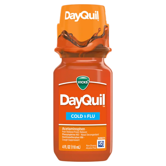 Vicks Dayquil Cold & Flu Liquid 4 oz